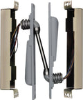 Electric Power Transfer with Ten 24 Gauge Wires Satin Aluminum T81797