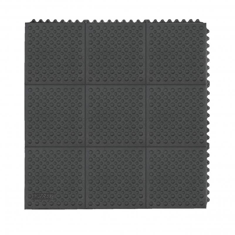 Antifatigue Mat, Black, 3Ft. x 3Ft. U5072