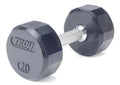 65lb 12-Sided Rubber Encased Dumbbell O289