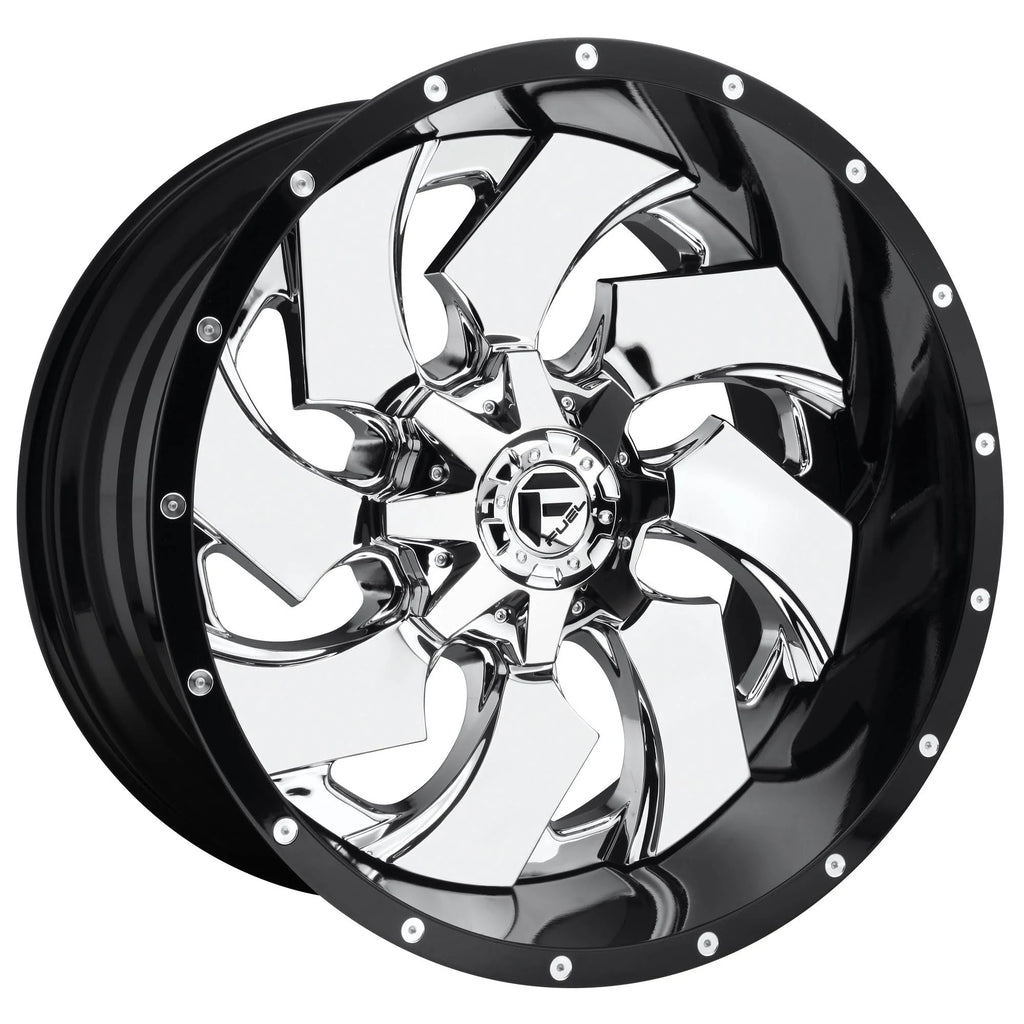 20x12 Chrome Wheel Fuel Cleaver -44 E674