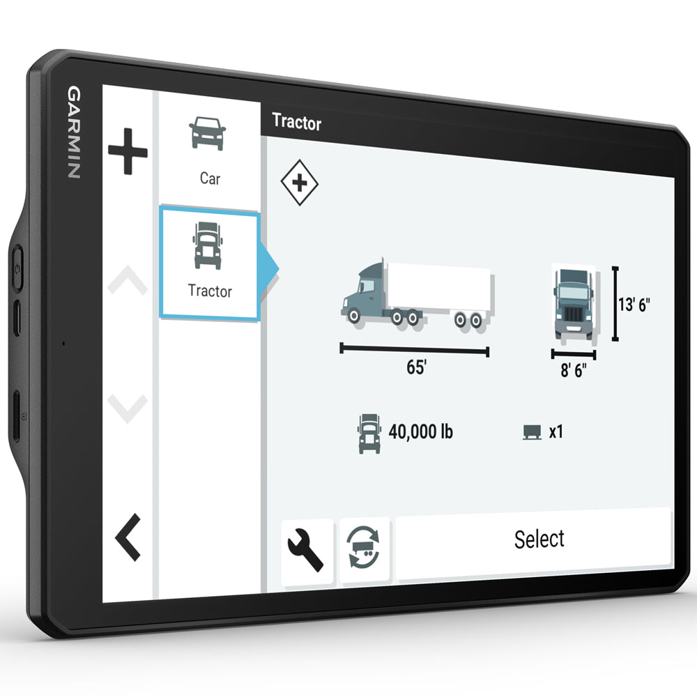 10" GPS Truck Navigator Bundle with Hard Shell EVA Case, 32GB MicroSD Memory Card and Dual Car Socket U788312