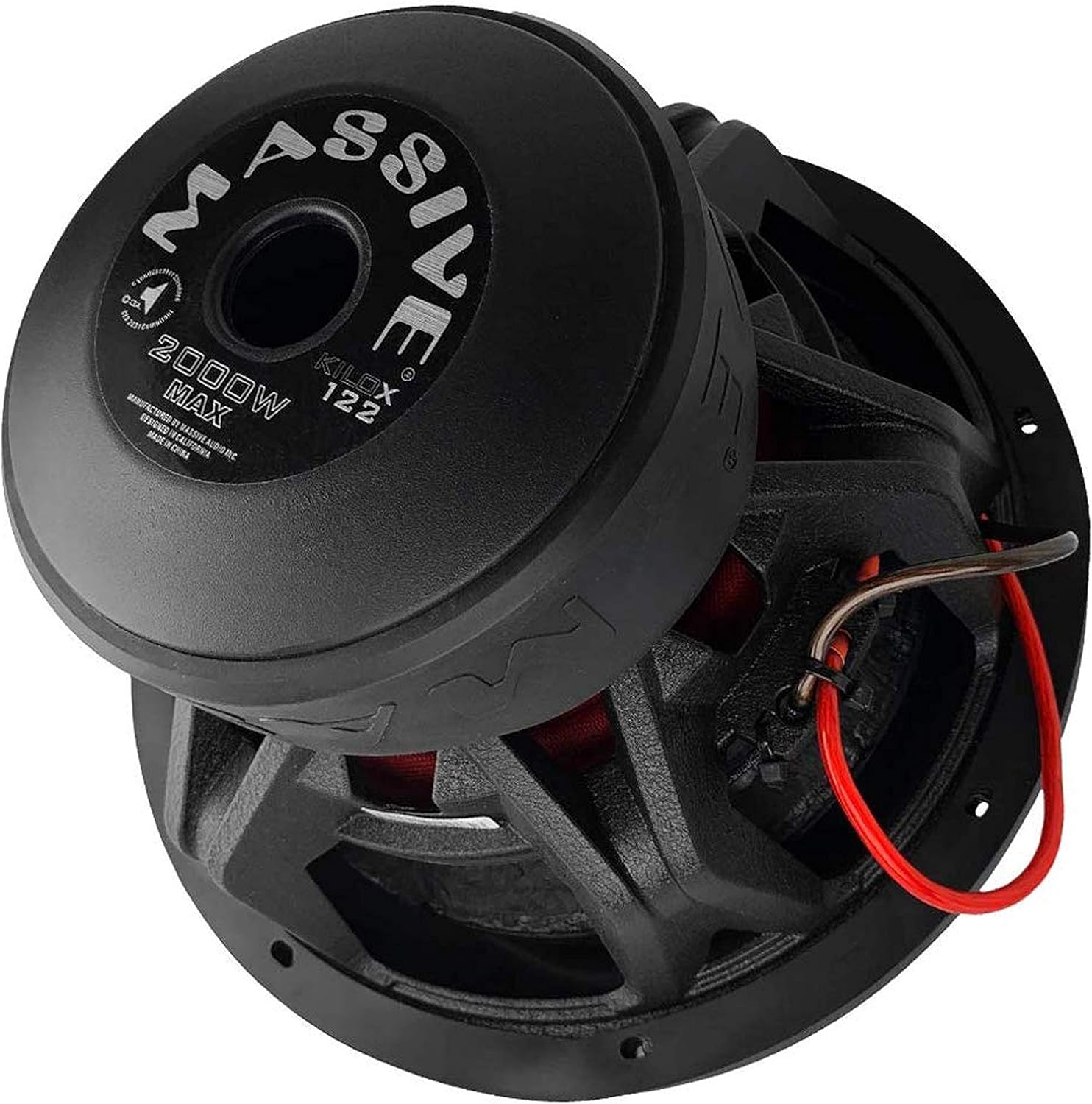 12 Inch 1000 Watt RMS Dual 4 Ohm Car Subwoofer A16074