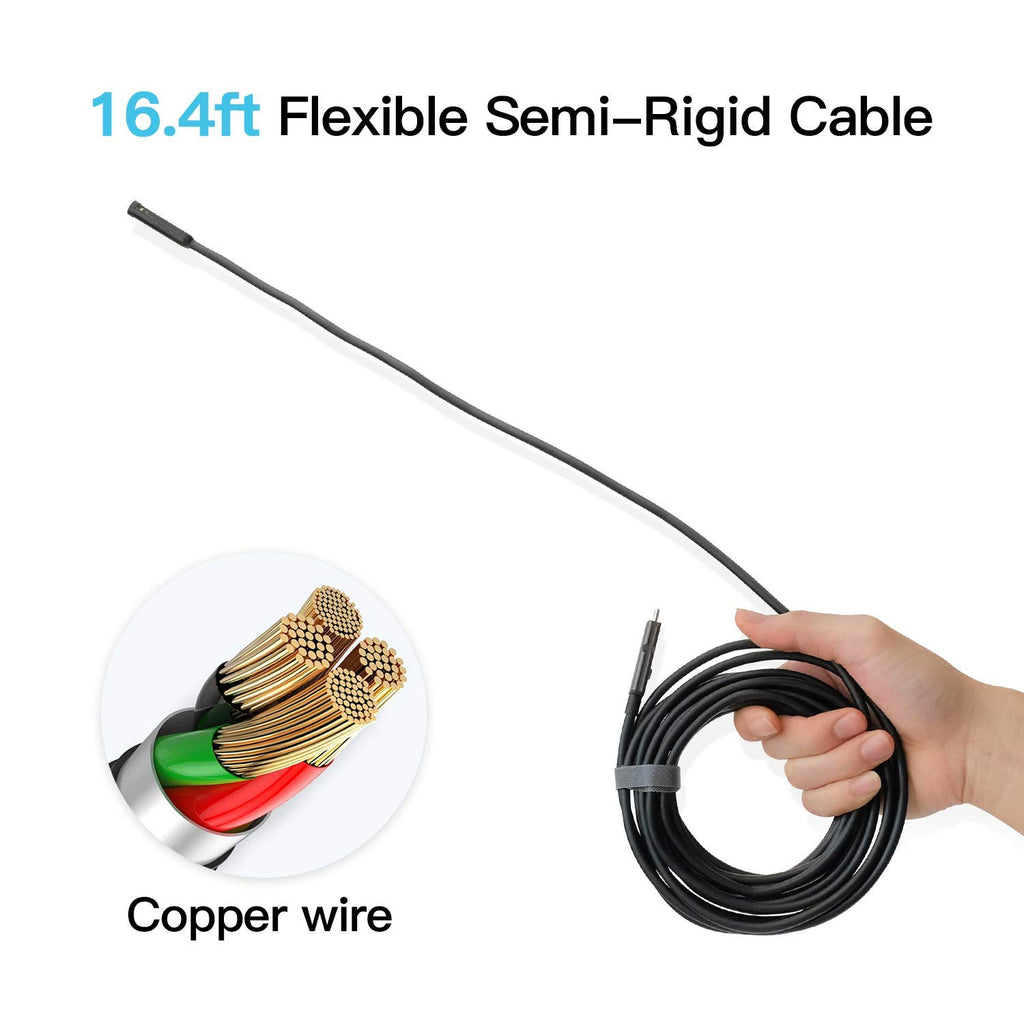 50ft Dual Lens Inspection Camera with Light, 4.5 Screen, 1080p W448882