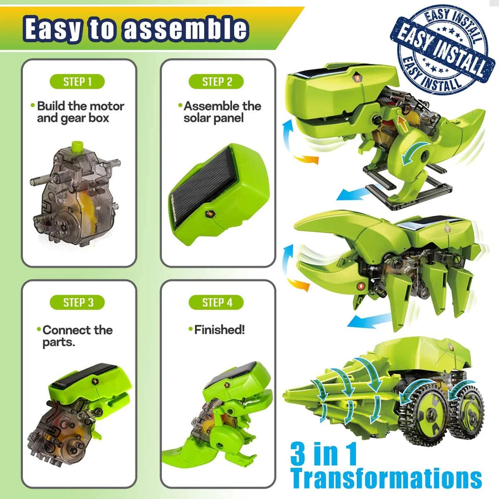 Solar Robot Kit 3-in-1 STEM Projects Robot Kit U7896