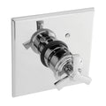 White Thermostatic Trim Plate with Handle U7052