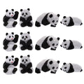 Miniature Panda Dolls Z1368