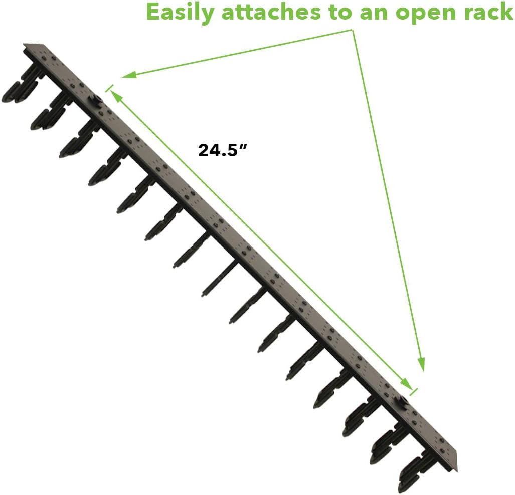 2 Channel Plastic Vertical Cable Manager 34 Inch X20042