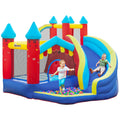 4 in 1 Inflatable Bounce House with Slide, Climbing Wall, and Pool or Ball Pit S127