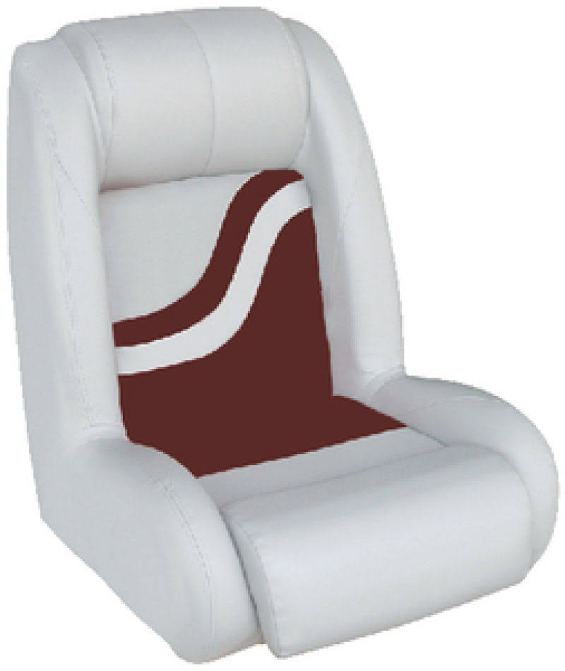White-Red Bucket Seat B6116
