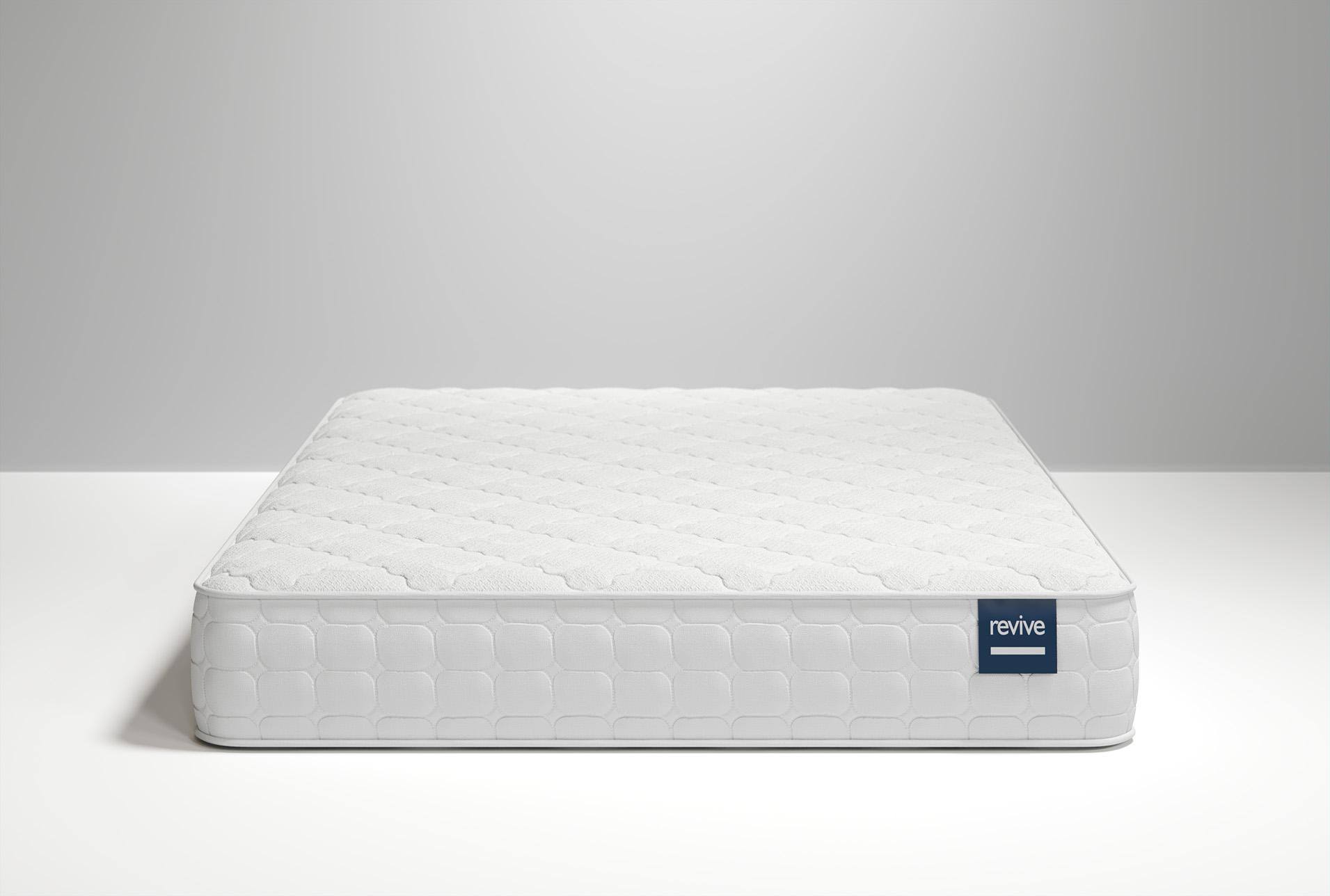 Queen Mattress White Fabric M3734