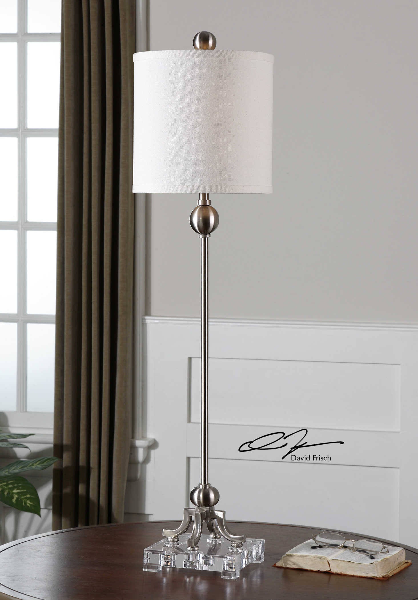 Nickel Buffet Lamp B425457