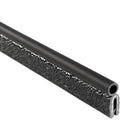 Trim Seal with Top Bulb, 25’ Length, PVC Plastic Trim with EPDM Rubber Seal, Pack of 2 X921877