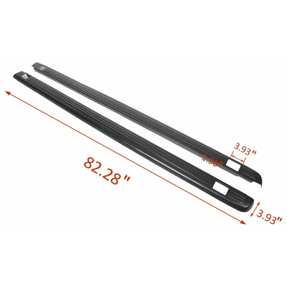 Black Bed Rail Caps M58795