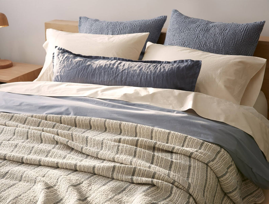 300 Thread Count Organic Percale Duvet Cover Full/Queen R8057