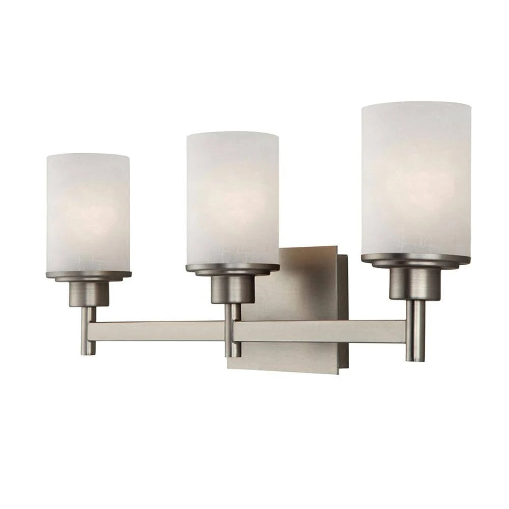 Brushed Nickel 3-Light Bath Light R85884