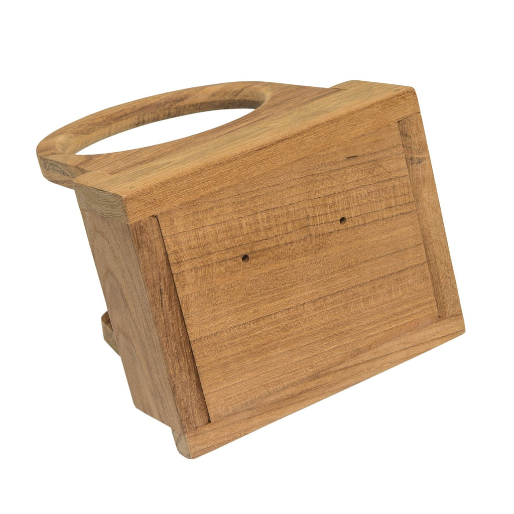 Teak Folding Insulated Drink Holder I953