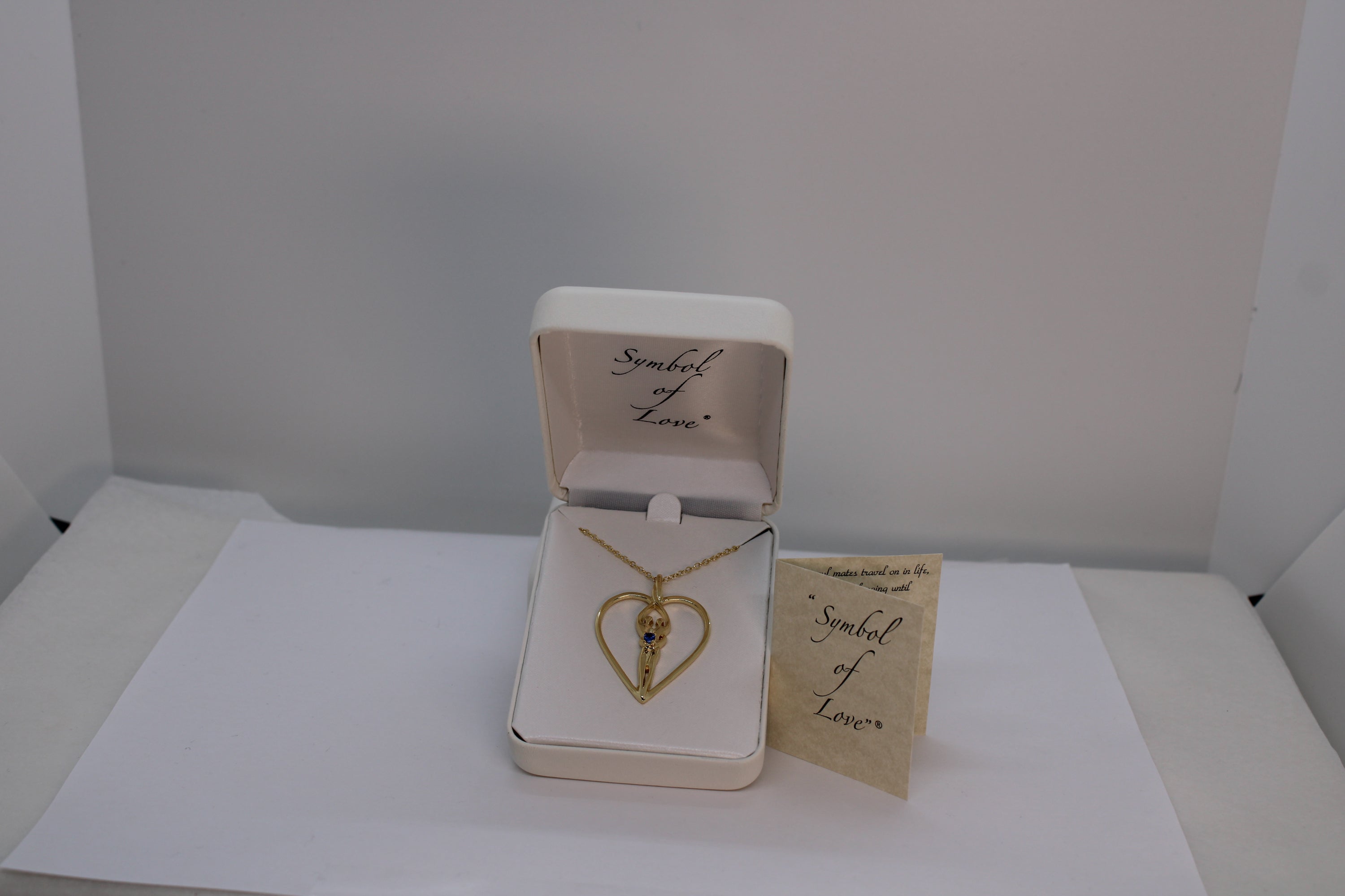 Sapphire Heart Necklace Y461106