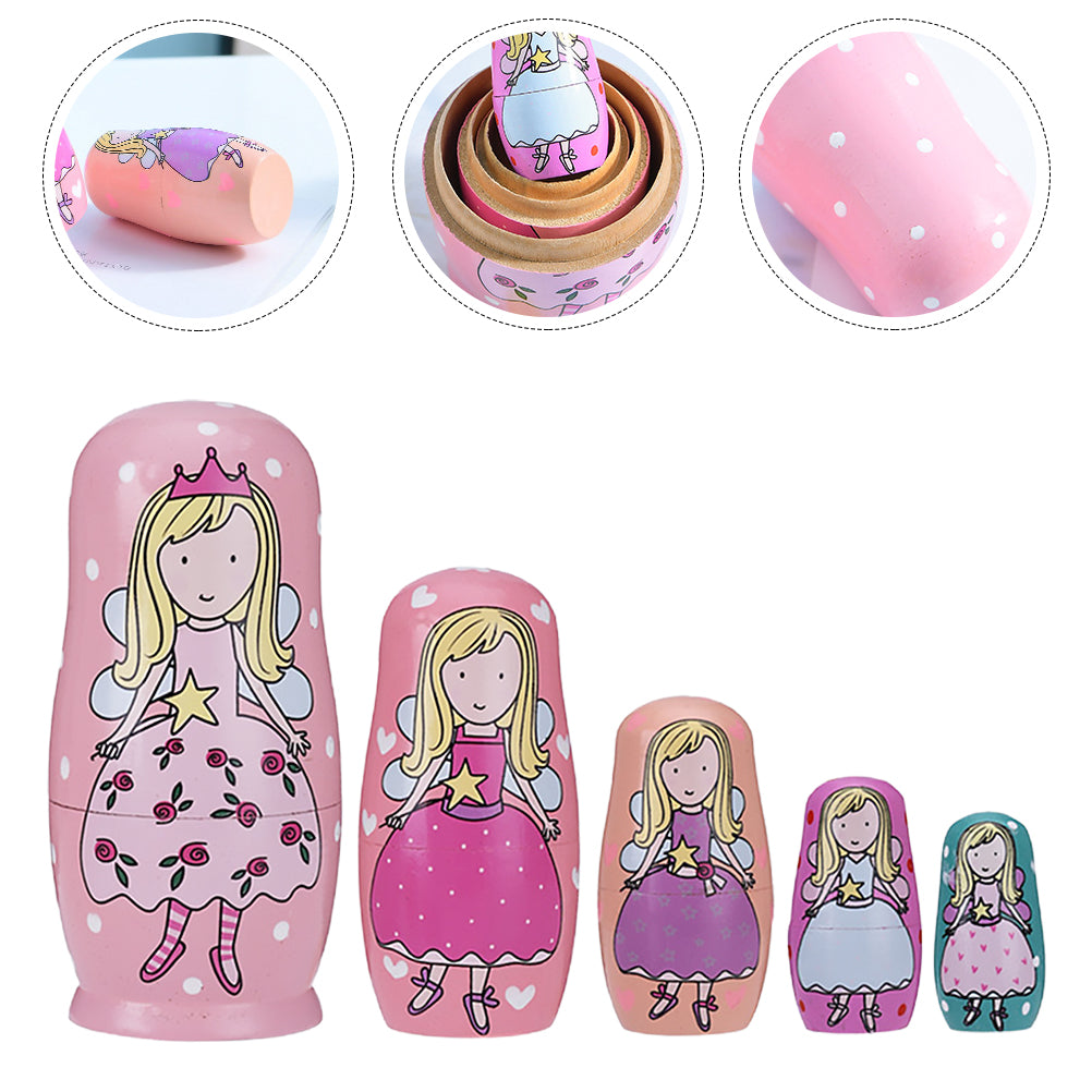 5Pcs Matryoshka Doll Toy L3555