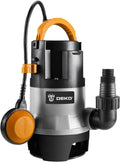 1HP 3302GPH Submersible Clean/Dirty Water Pump with Float Switch, Pack of 2 N50319