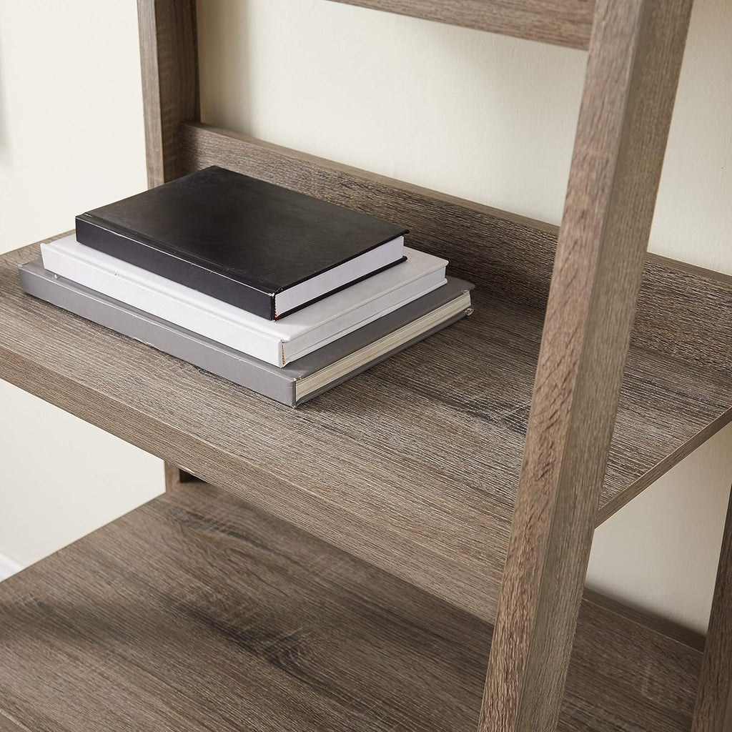 Gray Wash Ladder Bookcase Y2355