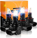 6500K Cool White LED Bulbs Combo, Pack of 4 Pack of 2 D710