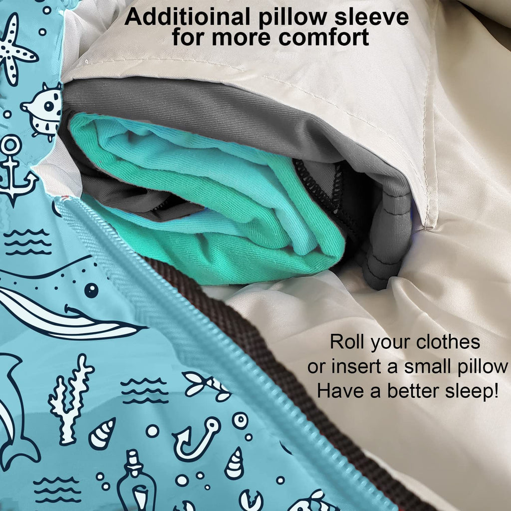 Ocean World Youth Kids Sleeping Bag M15158