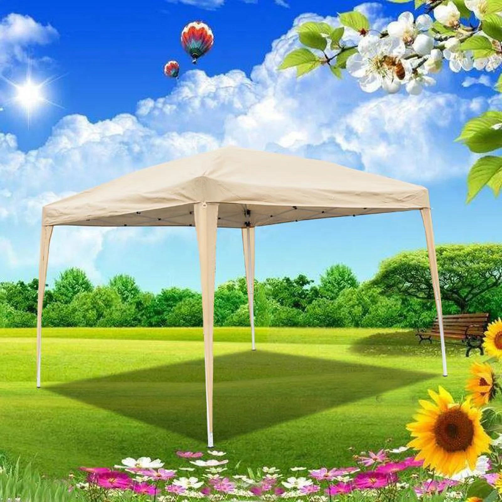 Yellow Pop Up Canopy Tent J4790