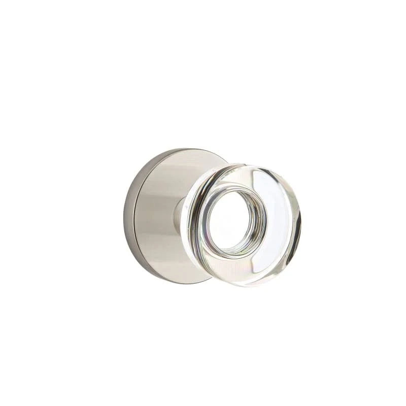 Satin Nickel Crystal Passage Door Knobset A4524