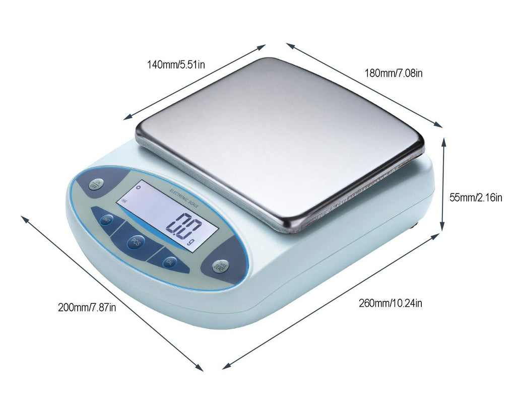 5kg x 0.1g Digital Electronic Balance Scale O6146