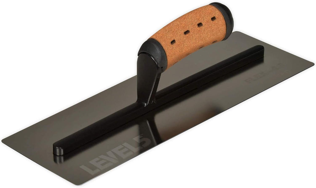 14" x 4.75" FLEX Drywall Curved Trowel, 0.5MM Blade, Stainless Steel, Pack of 2 Z1990