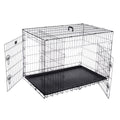 42-inch Collapsible Dog Crate with Divider Wall Panel R62258