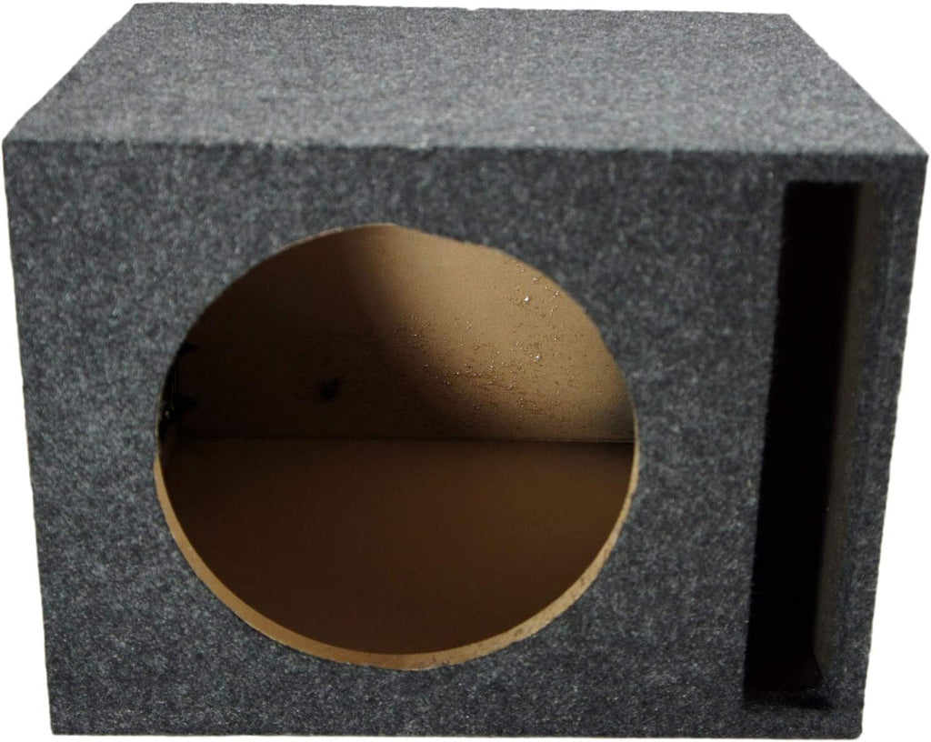 Single 10" Vented Subwoofer Stereo Sub Box Ported Enclosure 5/8" MDF Pack of 2 G73870