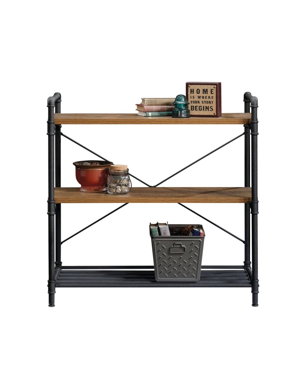 Checked Oak Console Table R632636