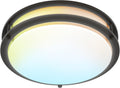 10 Inch Smart WiFi LED Ceiling Light Fixture, Brushed Nickel, 1 Pack W132825