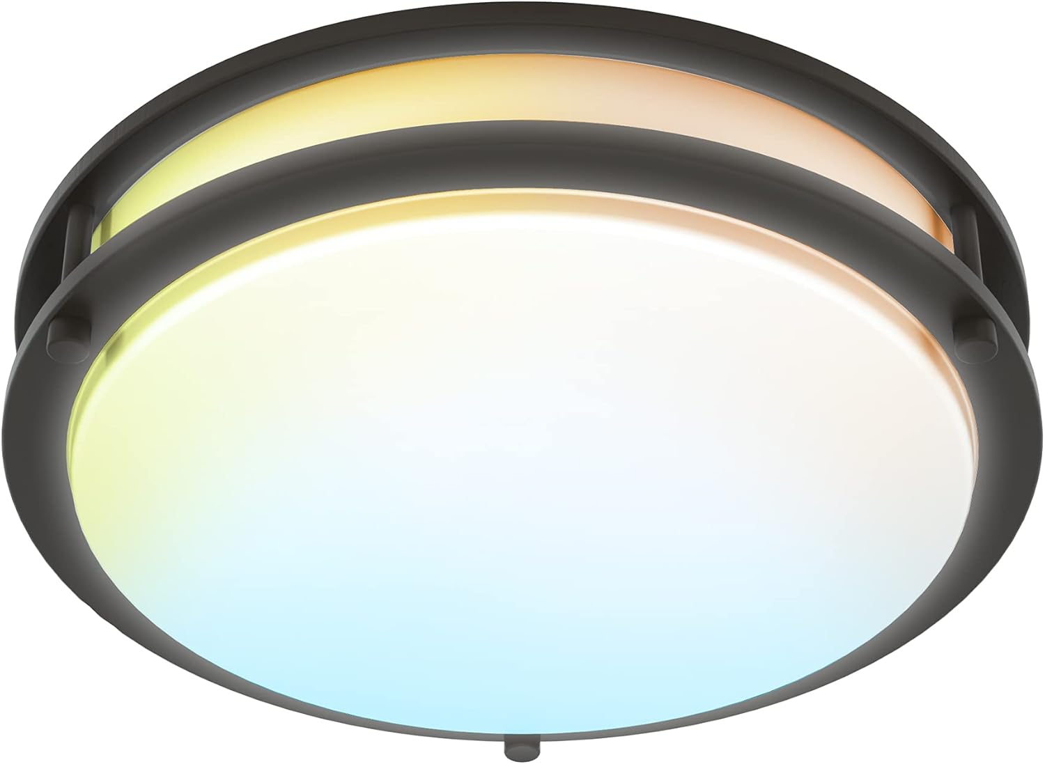10 Inch Smart WiFi LED Ceiling Light Fixture, Brushed Nickel, 1 Pack W132825