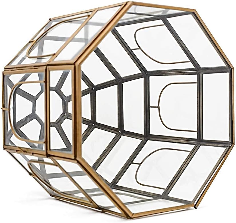 Large Glass Terrarium Pack of 2 Z516321