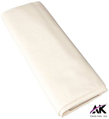 Natural Muslin Fabric, 100% Cotton, Unbleached, 100 Yards, Beige I8953