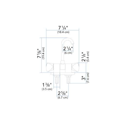 Chrome Folding Faucet F888721