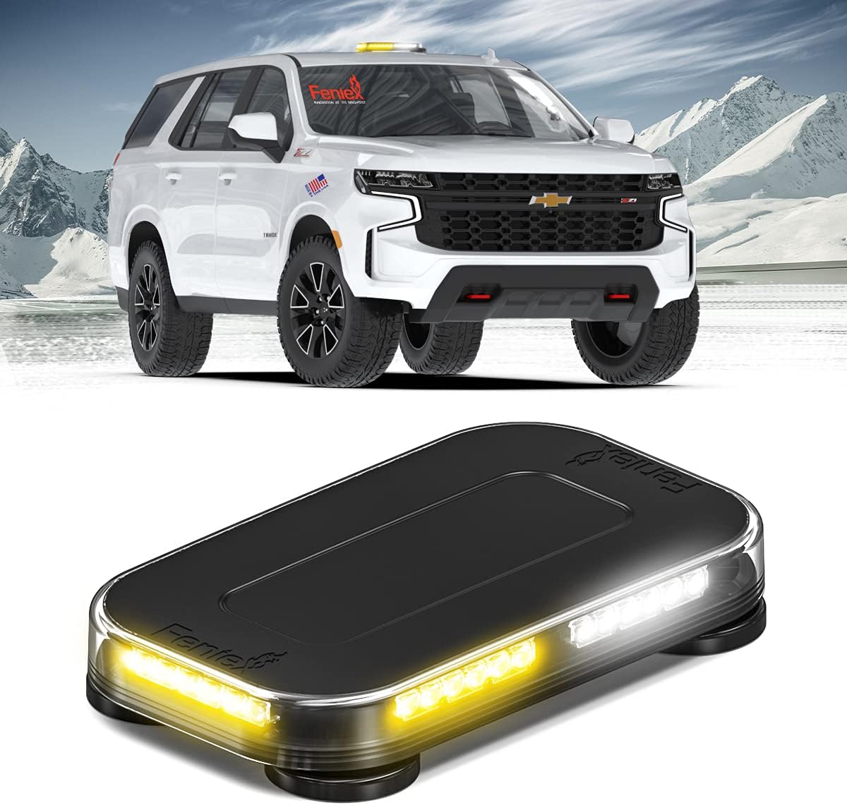 Amber Mini Lightbar With Controller O806222