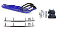 Blue XPT Snowmobile Skis with 8" Round Bars Complete Kit Z83774