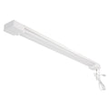 3 ft. 2-Light 45-Watt Equivalent White Integrated LED Shop Light with Power Cord (6-Pack) B7156