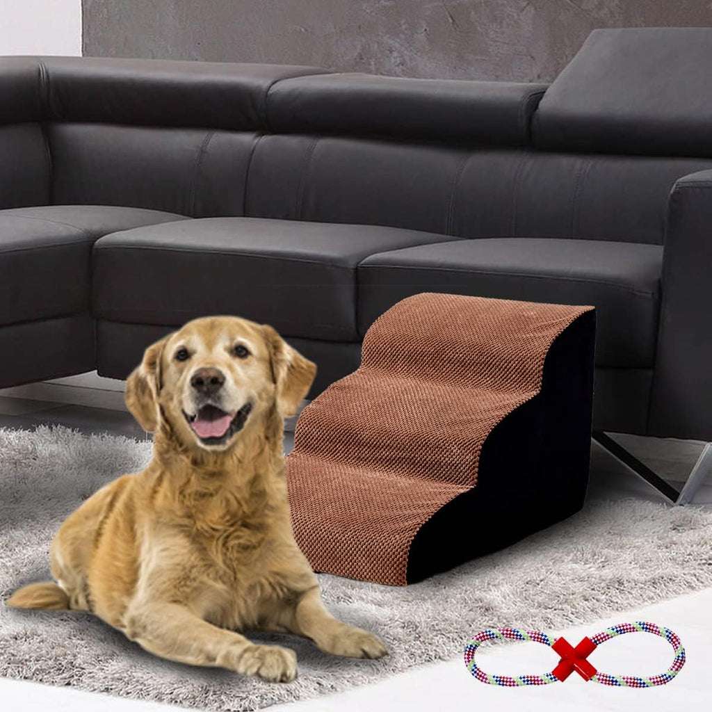 3 Tiers Foam Dog Ramps Non-Slip Pet Step G516193