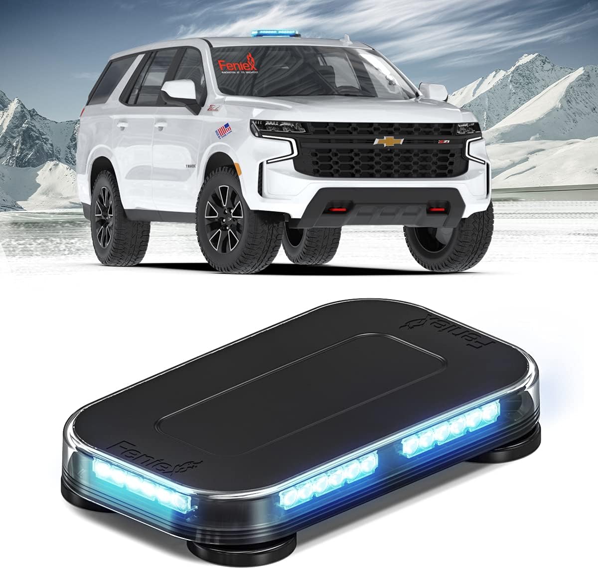 Amber Mini Lightbar With Controller O806222