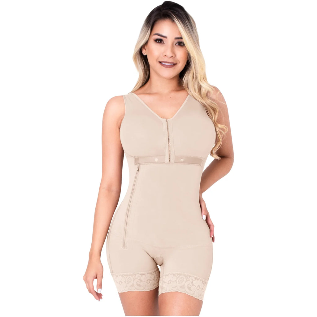 Beige XS Postpartum Body Shaper Girdle V33994