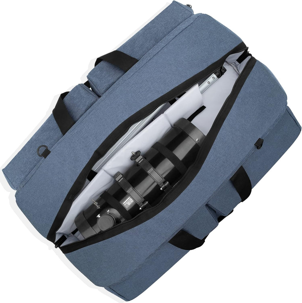 Extra Large Telescope and Tripod Case/Bag - 40" X 12.3" X 12.3" - Internal Double Padding - 4 Deep Padded Accessories Pockets - Buckled Straps L846