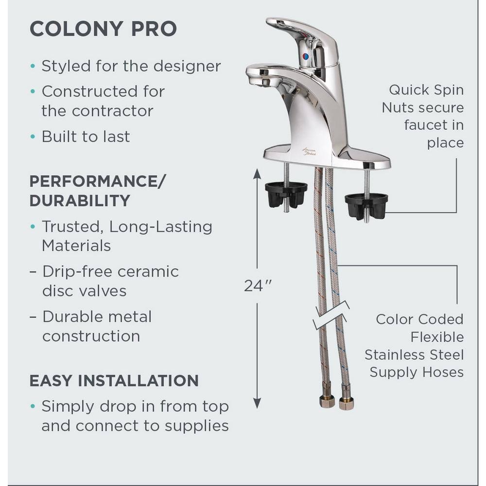 Polished Chrome Single Handle Kitchen Faucet H227