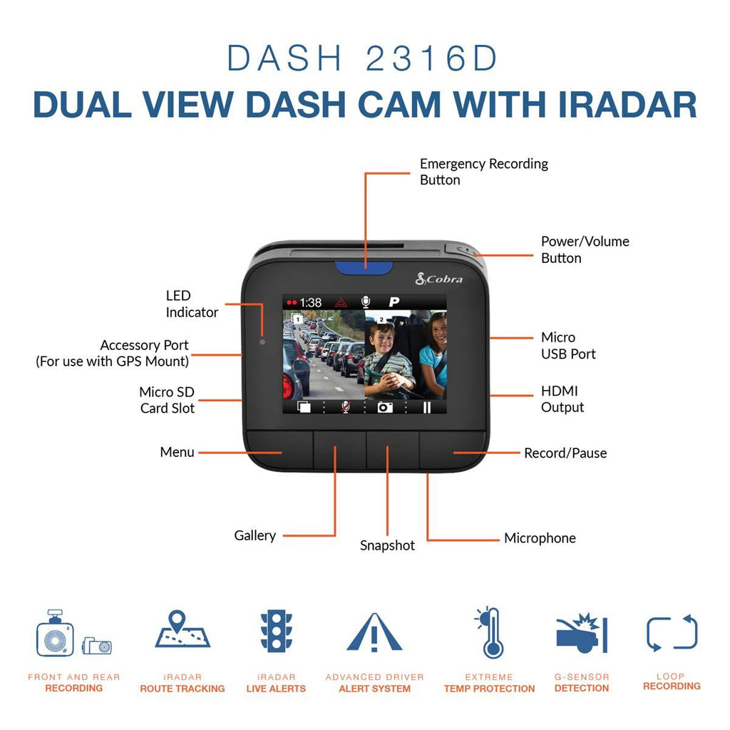 Dual-View Dash Cam W494212