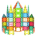 100 Piece Magnet Tiles Set with Windows and Magnet People S9531