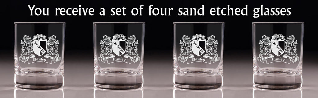 Set of 4 Old Fashioned Tumblers Q1739