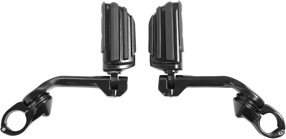 1.25" 32 mm Angled Adjustable Highway Foot Pegs Pack of 2 B4219